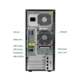 ibm m93p i3 tower racunar zadnja