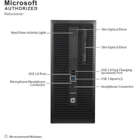 hp elite desk 800 g2 prednja