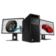 hp z440 Workstation dva monitora