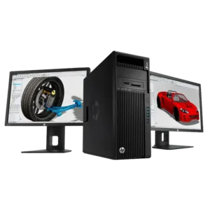 hp z440 Workstation dva monitora