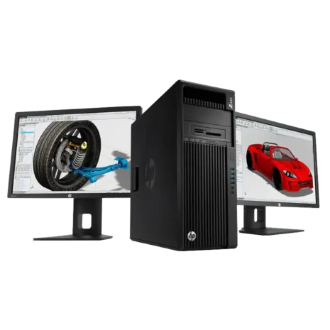 hp z440 Workstation dva monitora