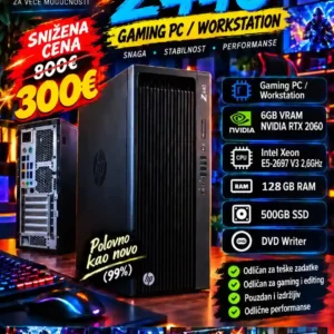 GEJMING ZVER Hp Intel Xeon vs i7-10g/16-128Gb/RTX2060+RTX3070