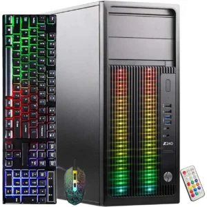gamer kompjuter hp z240 tastatura mis rgb
